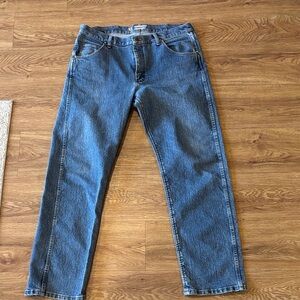 Wrangler Men's Straight boot cut Blue Jeans